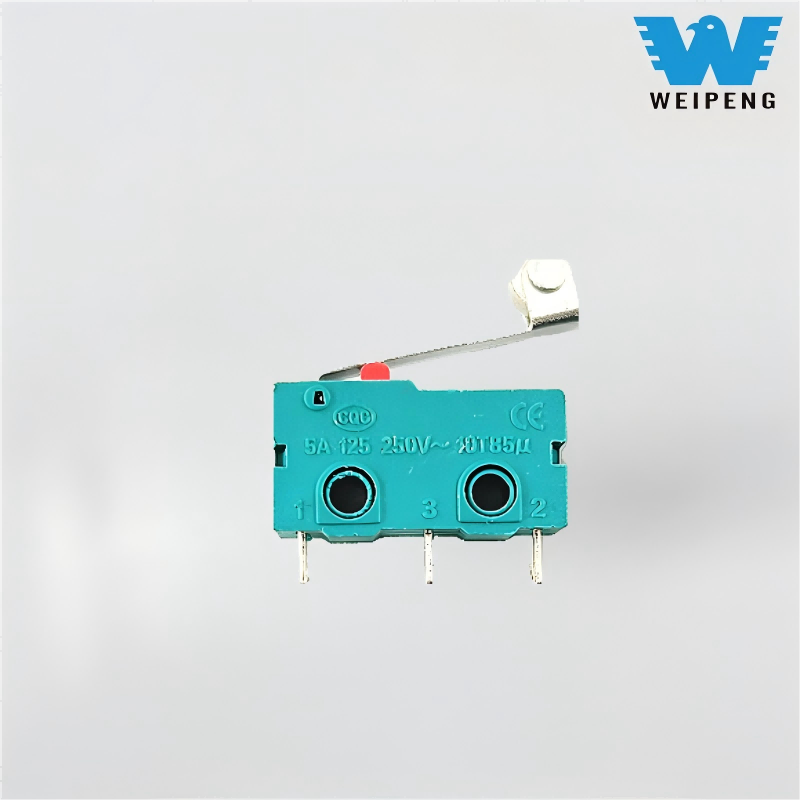 Kontaktnupp 5A/125V 250V sirge käepidemega kolme kontaktiga reisipiirangu mikrolüliti